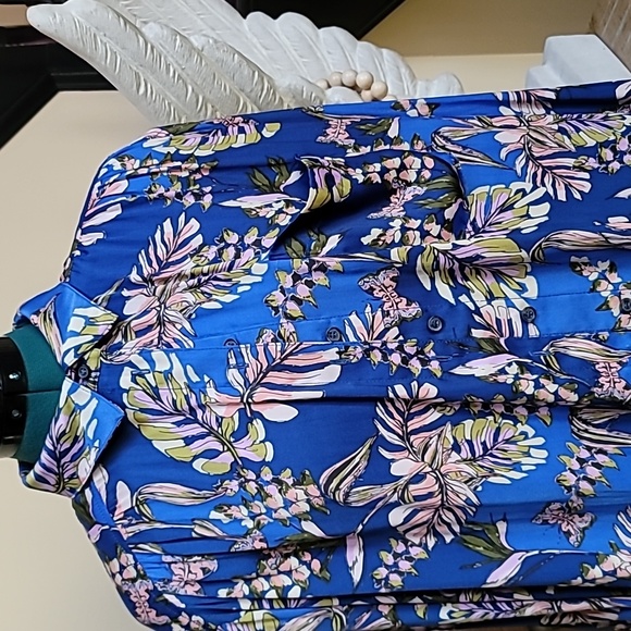 Free People Under The Palms Blouse - SZ M - Picture 2 of 6